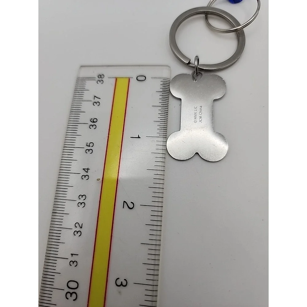 Who Rescued Who Shelter Pet Key Chain Bone Backpack Charm Dog Mom Whistle Gift